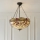 Endon 112251 - Luster na lancu Tiffany DRAGONFLY 3xE27/60W/230V Ø 50 cm