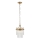 Endon 112572 - Luster na lancu MARIETTA 1xE27/10W/230V mesing/prozirno
