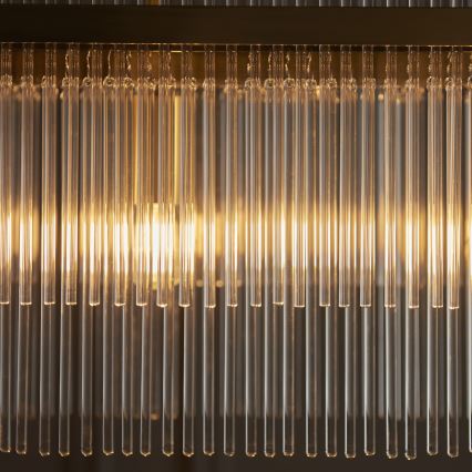 Endon 112573 - Luster na lancu MARIETTA 4xE14/6W/230V mesing/prozirna