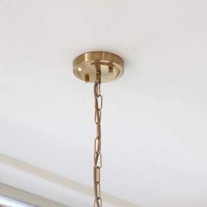 Endon 112859 - Luster na lancu HARLOW 1xE27/10W/230V mesing