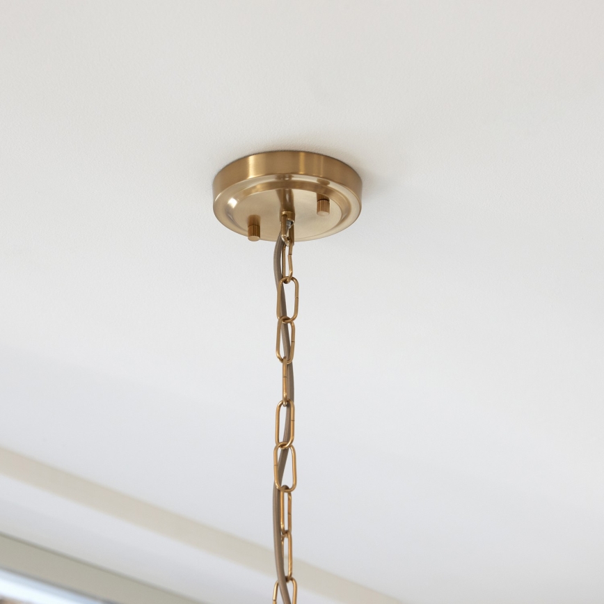 Endon 112859 - Luster na lancu HARLOW 1xE27/10W/230V mesing