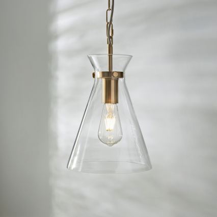 Endon 112859 - Luster na lancu HARLOW 1xE27/10W/230V mesing