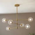Endon 114039 - Luster na šipci 6xG9/3,2W/230V zlatni