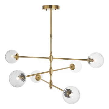Endon 114039 - Luster na šipci 6xG9/3,2W/230V zlatni