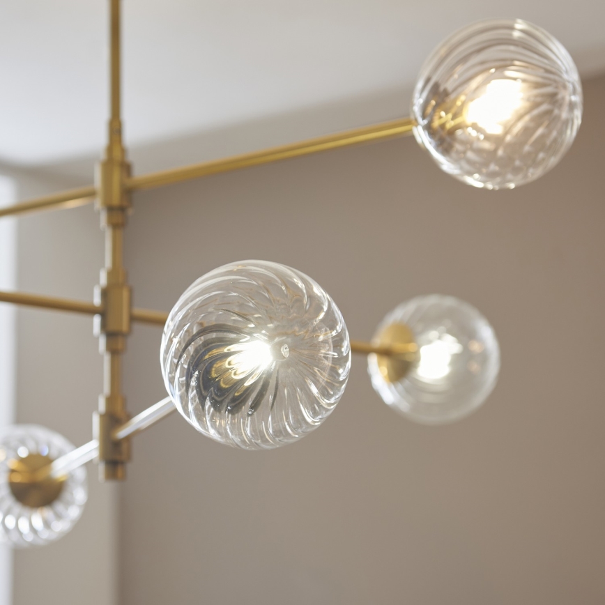 Endon 114039 - Luster na šipci 6xG9/3,2W/230V zlatni