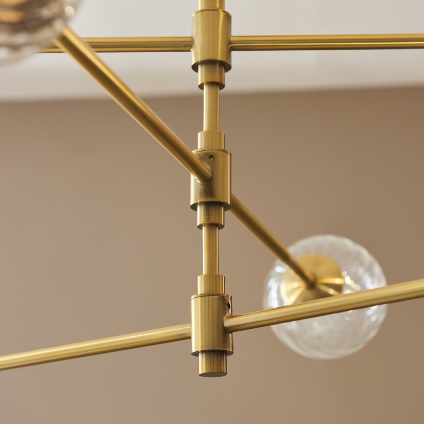 Endon 114039 - Luster na šipci 6xG9/3,2W/230V zlatni