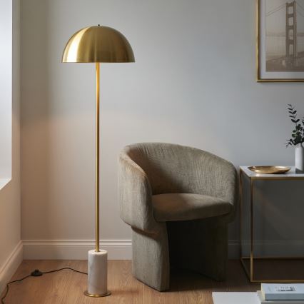 Endon 114208 - Podna lampa BERTOIA 1xE27/10W/230V mesing