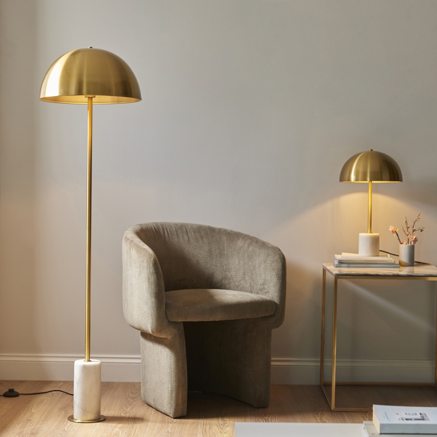 Endon 114208 - Podna lampa BERTOIA 1xE27/10W/230V mesing