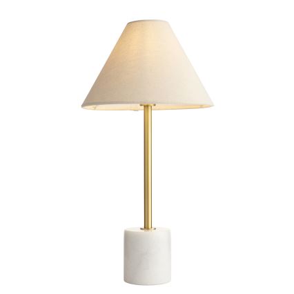 Endon 114211 - Stolna lampa 1xE14/7W/230V bež/mesing