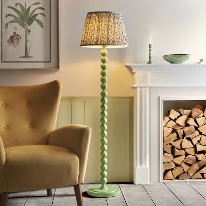 Endon 114634 - Podna lampa HIGGLEDY 1xE27/10W/230V zelena/siva