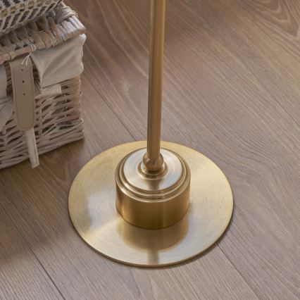 Endon 114778 - LED Prigušiva punjiva podna lampa BURLEY LED/1,5W/5V mesing/plava