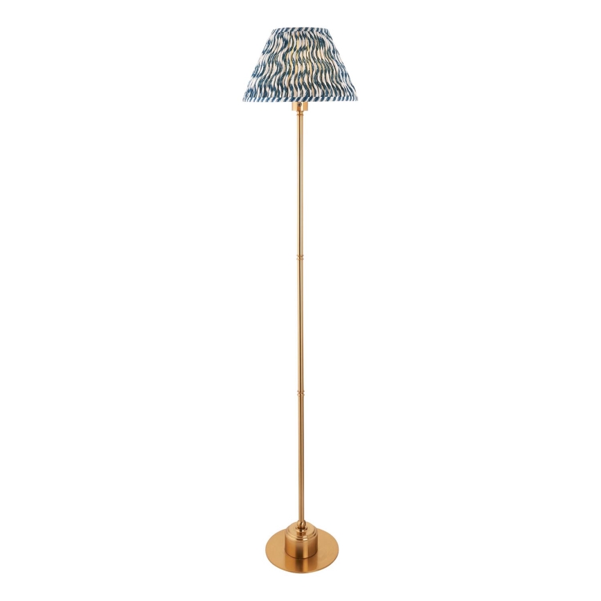 Endon 114778 - LED Prigušiva punjiva podna lampa BURLEY LED/1,5W/5V mesing/plava