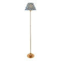 Endon 114778 - LED punjiva podna lampa s prigušivanjem BURLEY LED/1,5W/5V 3600 mAh mesing/plava