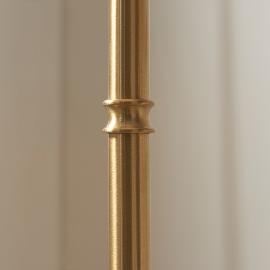 Endon 114778 - BURLEY LED podna lampa, prigušiva i punjiva, 1,5W/5V, 3600 mAh, mesing/plava