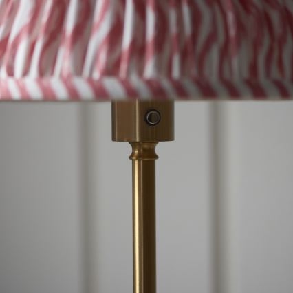 Endon 114786 - LED Prigušiva punjiva podna lampa BURLEY LED/1,5W/5V mesing/ružičasta