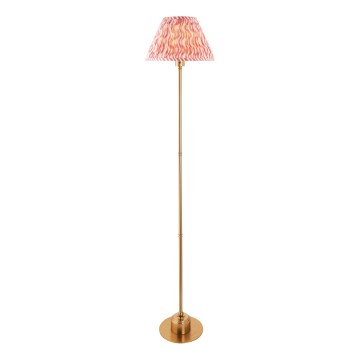 Endon 114786 - LED Prigušiva punjiva podna lampa BURLEY LED/1,5W/5V mesing/ružičasta