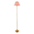 Endon 114786 - LED punjiva podna lampa s prigušivanjem BURLEY LED/1,5W/5V 3600 mAh mesing/ružičasta