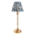 Endon 114796 - LED Prigušiva punjiva stolna lampa BURLEY LED/1,5W/5V mesing/plava