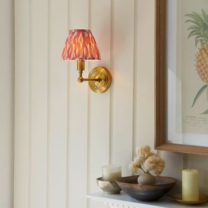 Endon 114817 - LED zidna lampa s punjivom baterijom i mogućnošću prigušivanja BURLEY LED/1,5W/5V 3600 mAh mesing/ružičasta