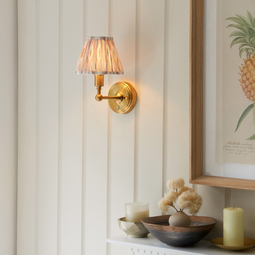 Endon 114831 - LED Prigušiva punjiva zidna lampa BURLEY LED/1,5W/5V 3600 mAh mesing/bež