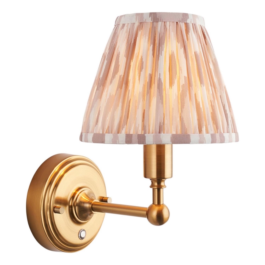 Endon 114831 - LED Prigušiva punjiva zidna lampa BURLEY LED/1,5W/5V 3600 mAh mesing/bež