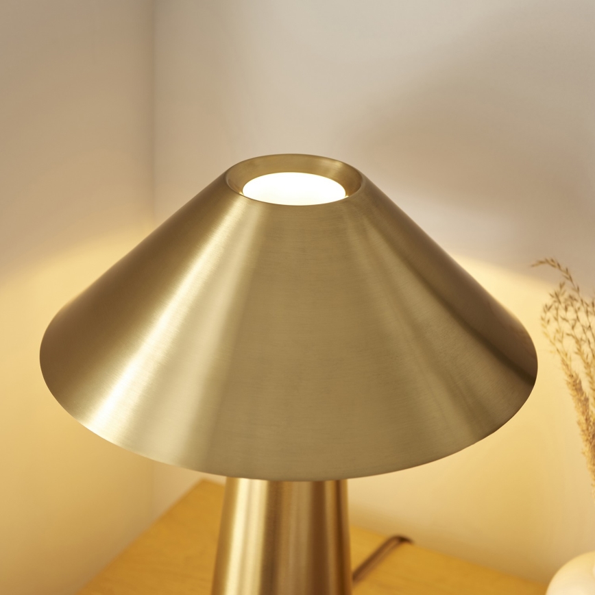 Endon 118685 - Stolna lampa ISAK 1xE27/10W/230V zlatna