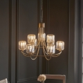 Endon 118934 - Luster na lancu BERENICE 9xE14/7W/230V zlatni