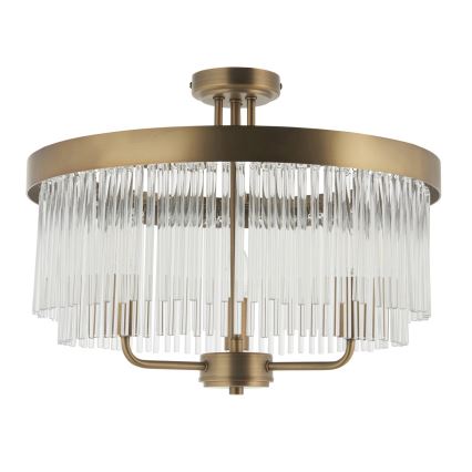 Endon 119109 - Površinski stropni luster CLERMONT 3xE14/6W/230V mesing