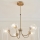 Endon 119210 - Luster na štapu HAGUE 5xG9/5W/230V mesing