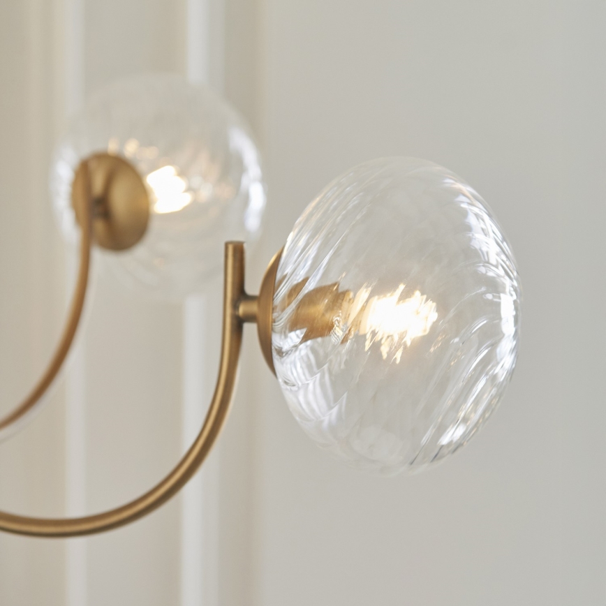 Endon 119210 - Luster na štapu HAGUE 5xG9/5W/230V mesing