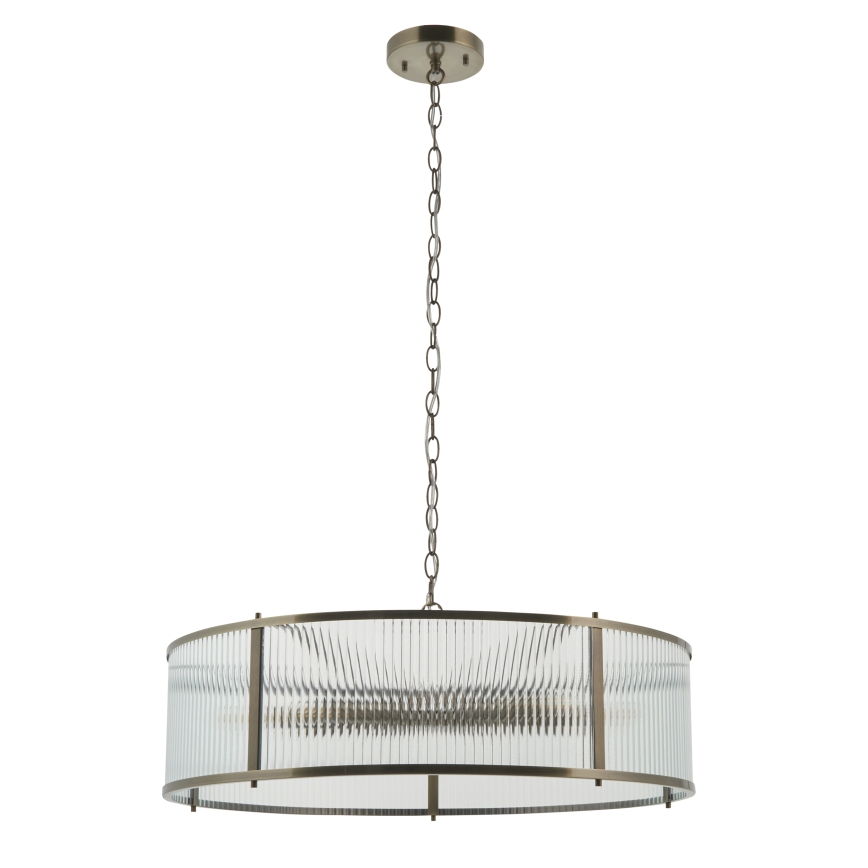 Endon 119455 - Luster na lancu RIDGETON 8xE14/7W/230V matni krom