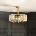 Endon 119609 - Luster na štapu VISCONTI 3xE14/6W/230V mesing
