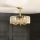 Endon 119609 - Luster na štapu VISCONTI 3xE14/6W/230V mesing