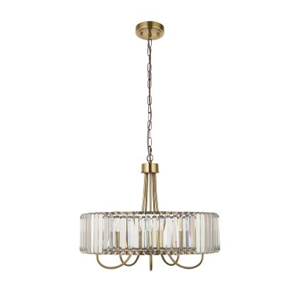 Endon 119610 - Luster na lancu VISCONTI 5xE14/6W/230V mesing