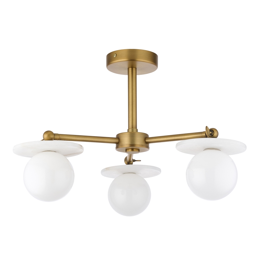 Endon 120036 - Luster na šipci CERCHIO 3xG9/5W/230V mesing