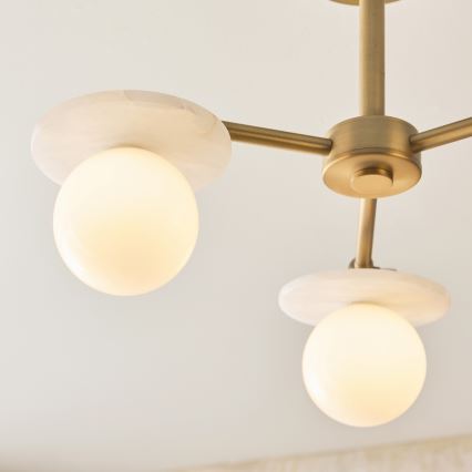 Endon 120036 - Luster na šipci CERCHIO 3xG9/5W/230V mesing