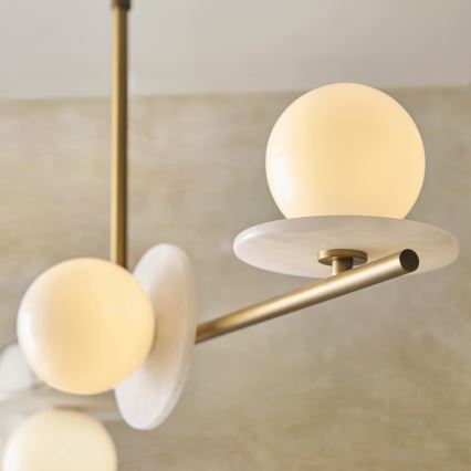 Endon 120038 - Luster na šipci CERCHIO 4xG9/5W/230V mesing