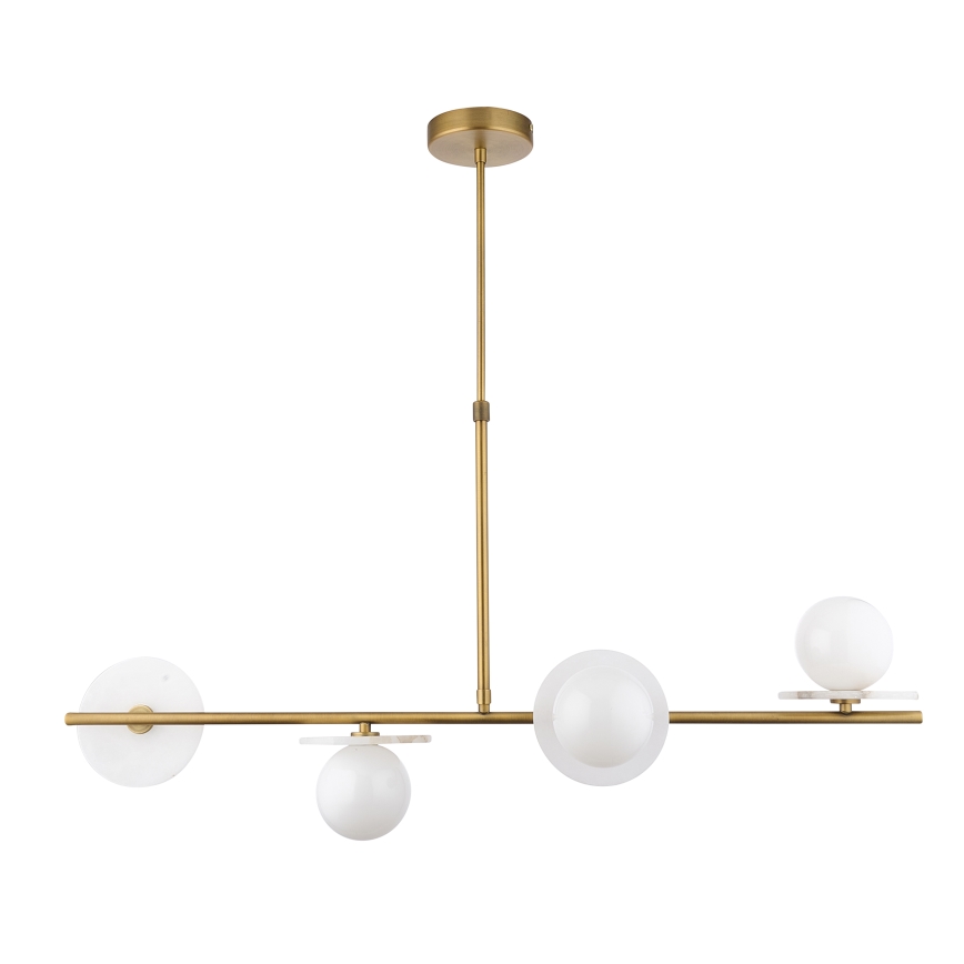 Endon 120038 - Luster na šipci CERCHIO 4xG9/5W/230V mesing