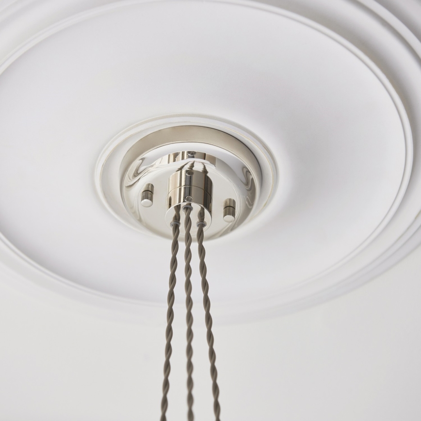 Endon 120644 - Luster na sajli 3xE27/10W/230V sjajni krom