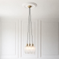 Endon 120656 - Luster na sajli 3xE27/10W/230V mesing