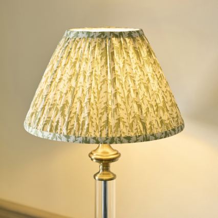 Endon 122515 - Stolna lampa AVEBURY 1xE27/10W/230V mesing/zelena