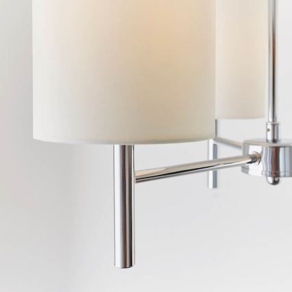 Endon 56642 - Viseći luster BRIO 3xE14/40W/230V sjajni krom/bijela
