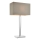Endon 56707 - Stolna lampa MORETO 1xE27/60W/230V sjajni krom/siva