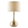 Endon 61191 - Stolna lampa PICCADILLY s prigušivačem 1xE14/40W/230V mesing/bež