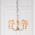 Endon 63627 - Luster na lancu STANFORD 5xE14/40W/230V mesing/bež