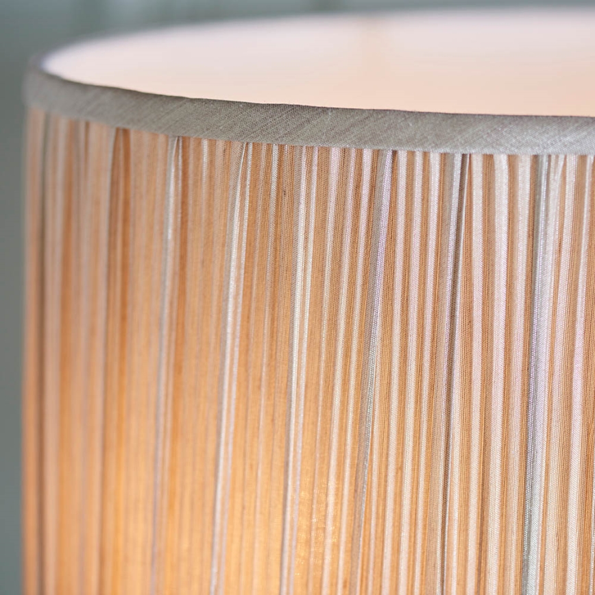 Endon 63648 - Stolna lampa STANFORD 2xE14/40W/230V mesing/bež