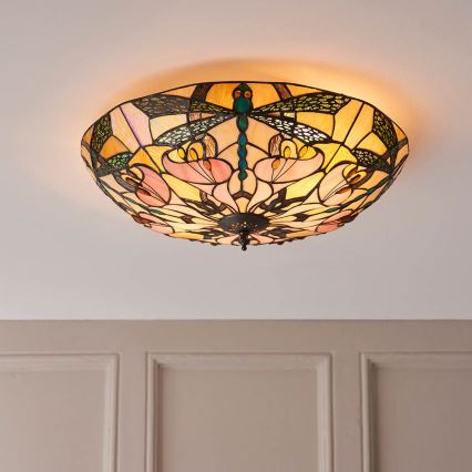 Endon 63922 - Stropna svjetiljka ASHTON 2xE27/60W/230V pr. 45 cm