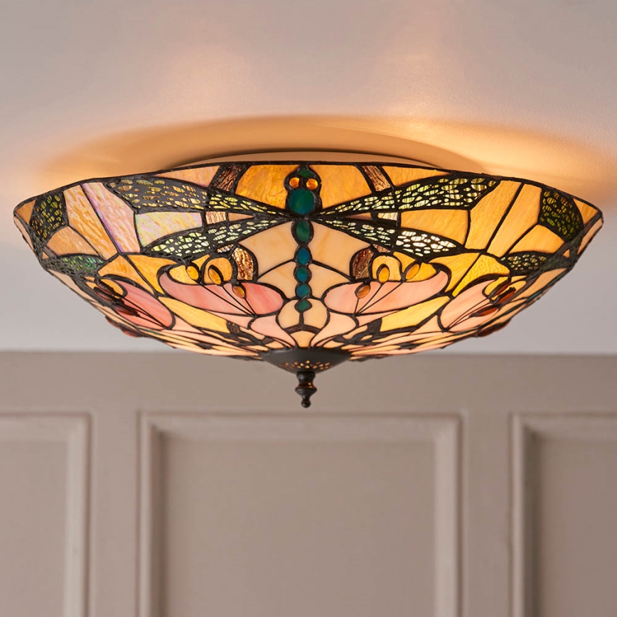 Endon 63922 - Stropna svjetiljka ASHTON 2xE27/60W/230V pr. 45 cm