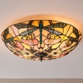 Endon 63922 - Stropna svjetiljka Tiffany ASHTON 2xE27/60W/230V Ø 45 cm
