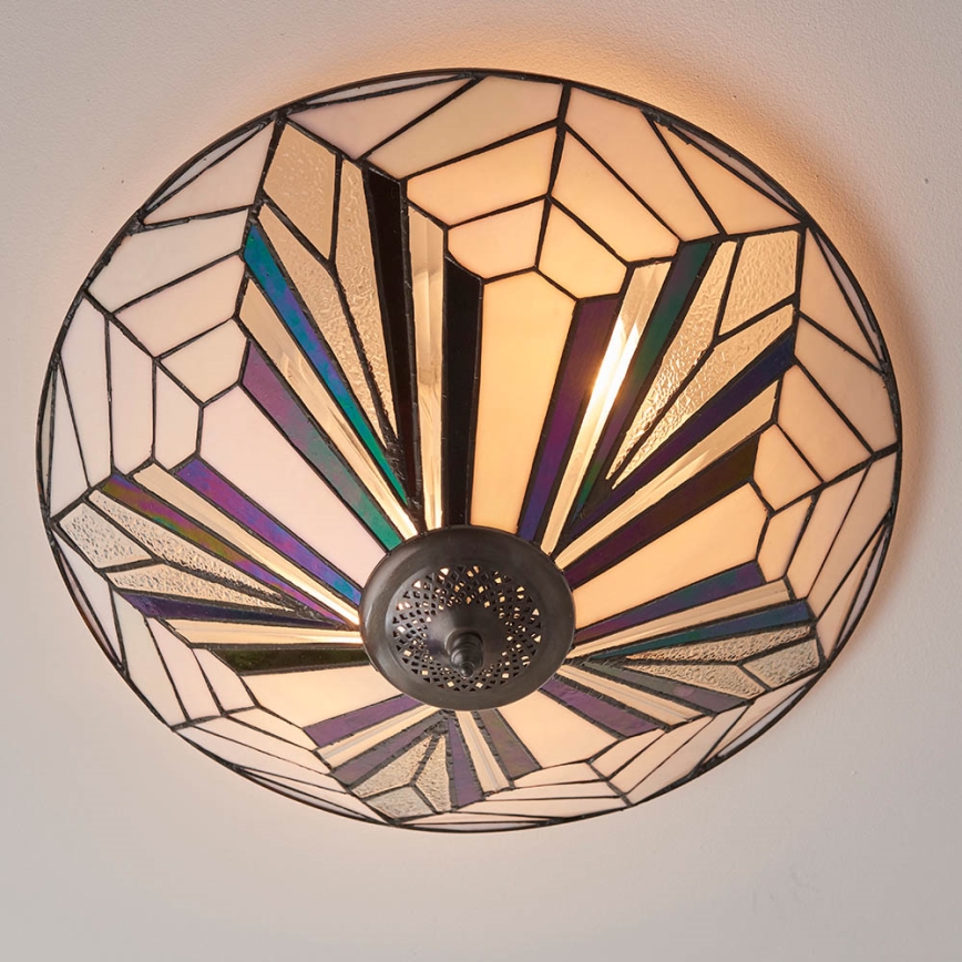Endon 63935 - Stropna svjetiljka ASTORIA 2xE27/60W/230V pr. 48 cm